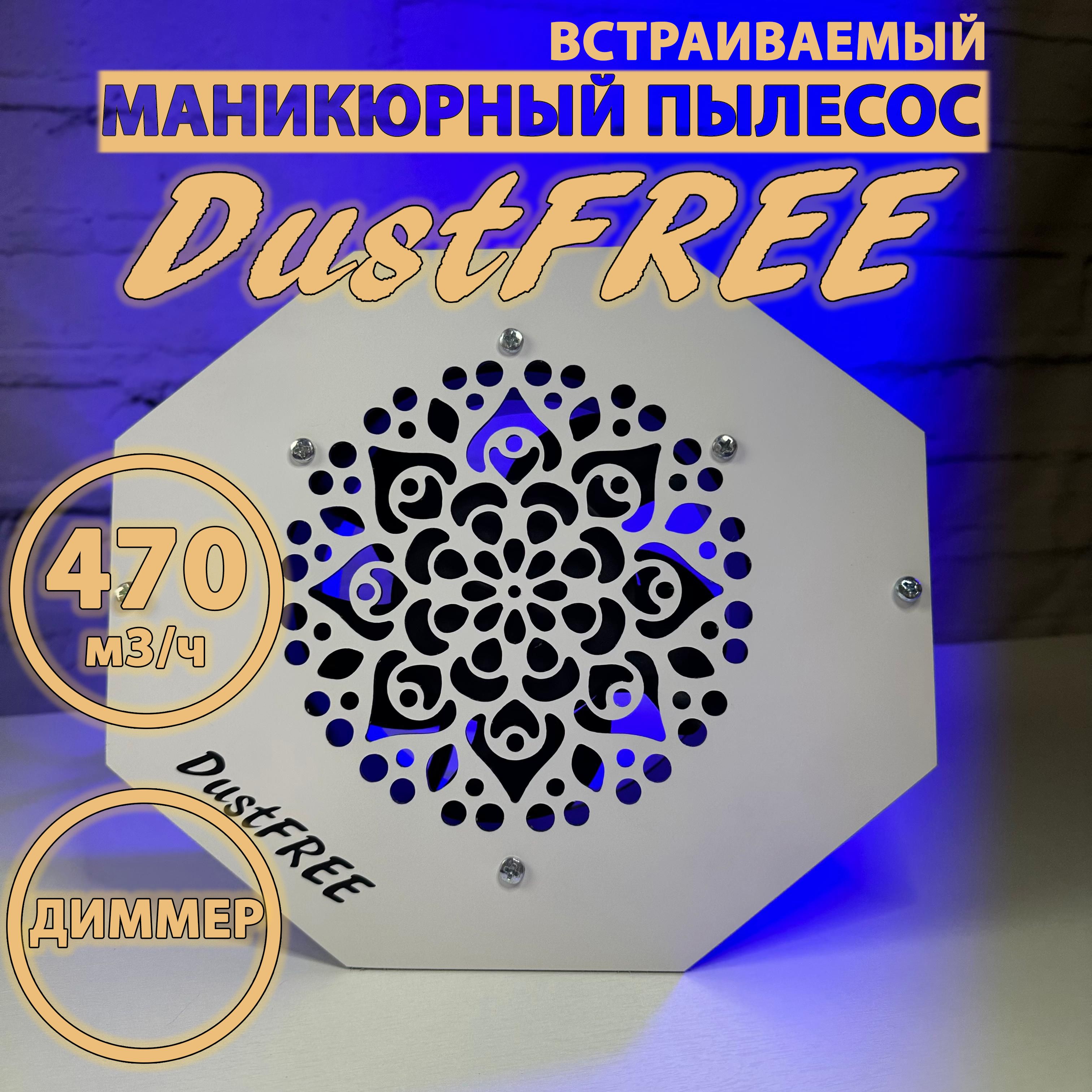 Пылесос для маникюра DustFREE Встраиваемый орнамент - купить по выгодной  цене в интернет-магазине OZON (287495777)