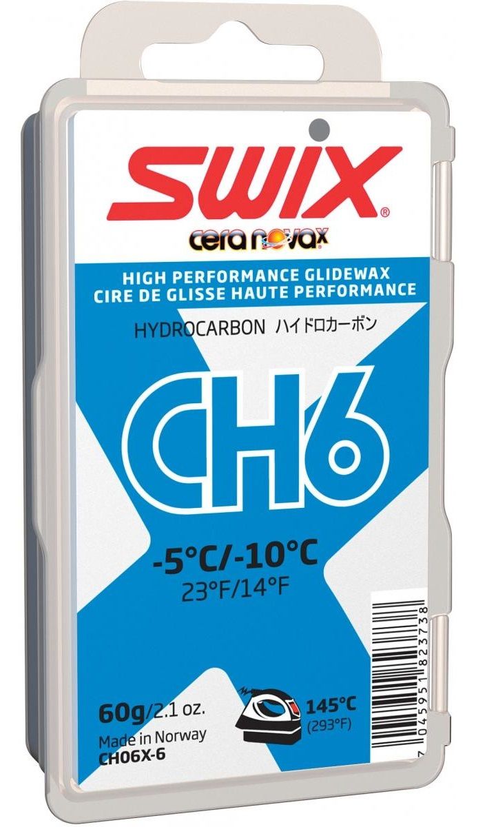 Парафин скольжения SWIX -5...-10 CH6X, 60г