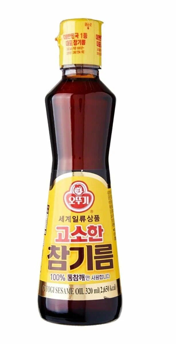 Масло кунжутное нерафинированное "Ottogi Sesame Oil", 320 мл, Республика Корея