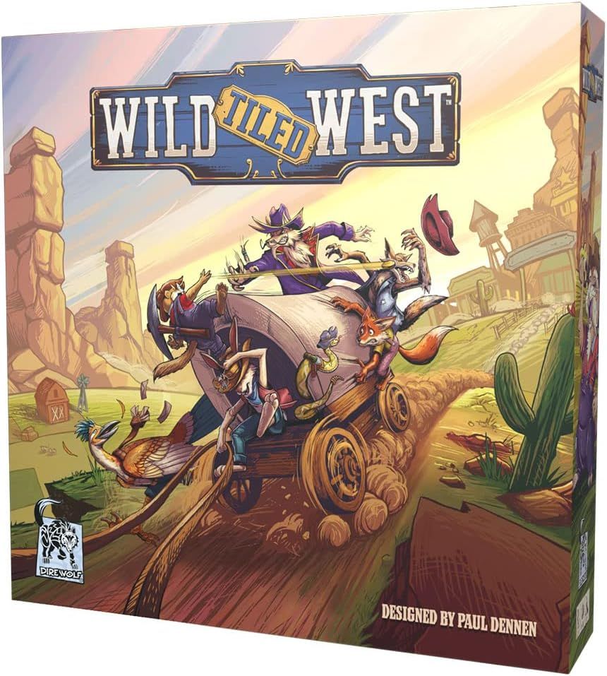 Настольная игра Wild Tiled West на английском языке - купить с доставкой по  выгодным ценам в интернет-магазине OZON (1385895529)