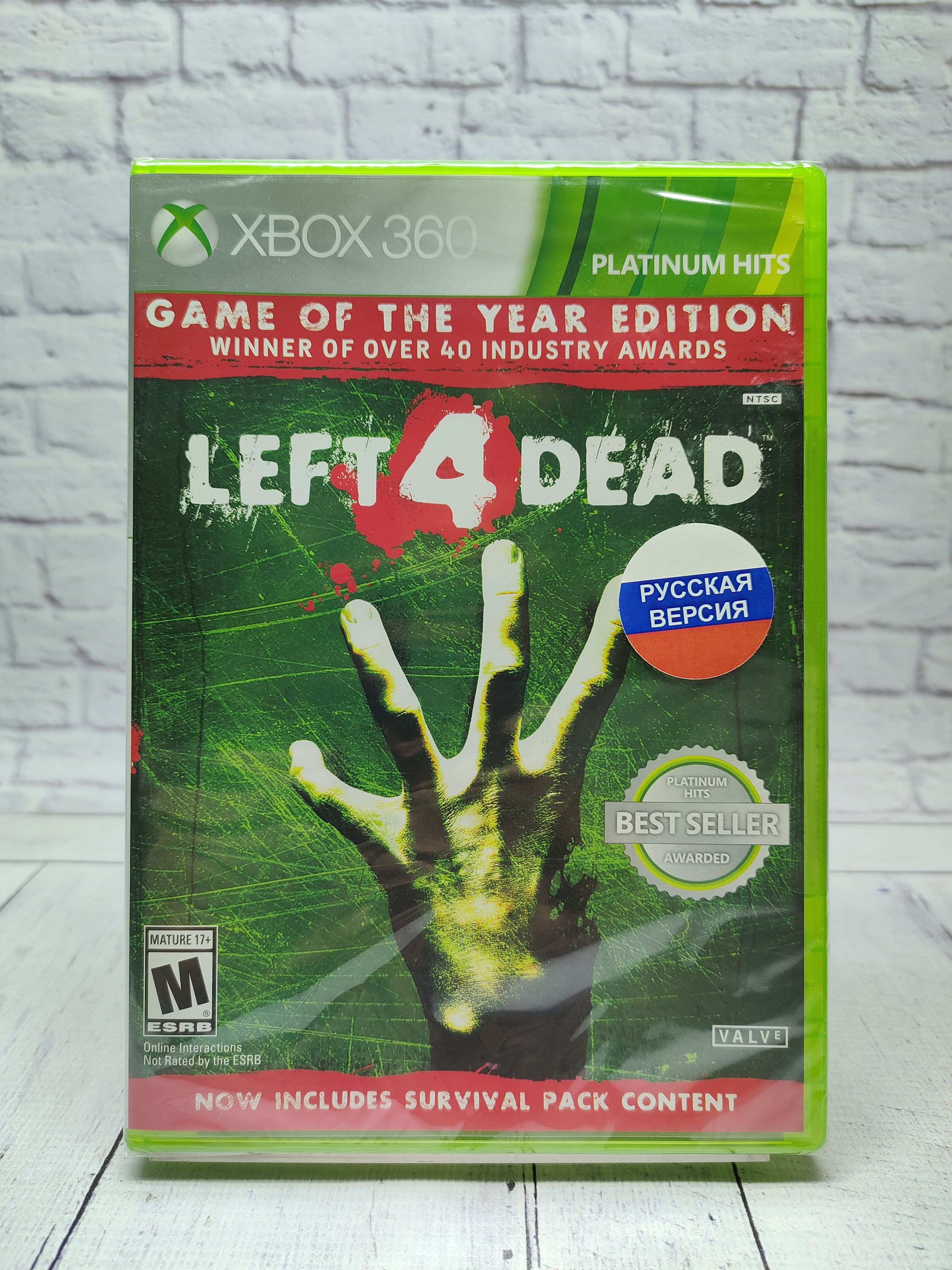 Игра LEFT 4 DEAD XBOX 360 (XBox 360, Русские субтитры)