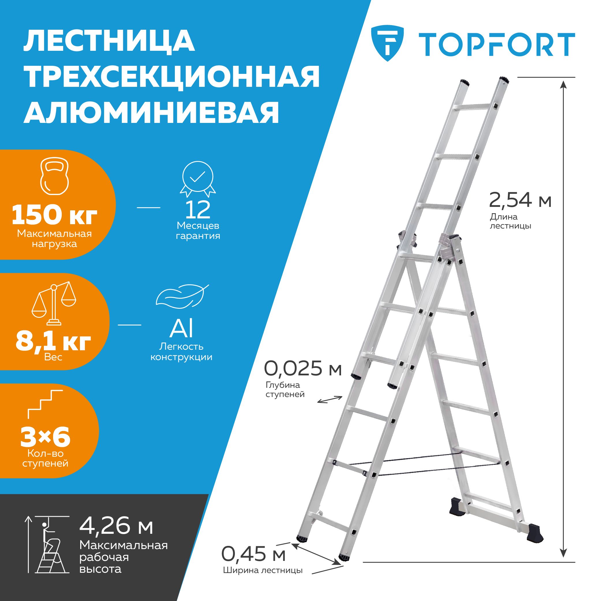 Купить алюминиевые лестницы и лестницы-трансформеры АЛЮМЕТ в Минске: низкие цены