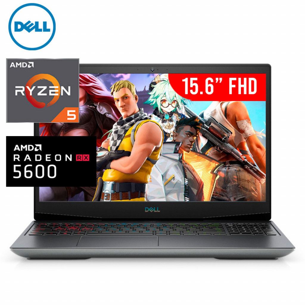 DellG55505Игровойноутбук15.6",AMDRyzen74800H,RAM32ГБ,SSD,AMDRadeonRX5600M(6Гб),WindowsPro,серебристый,Английскаяраскладка