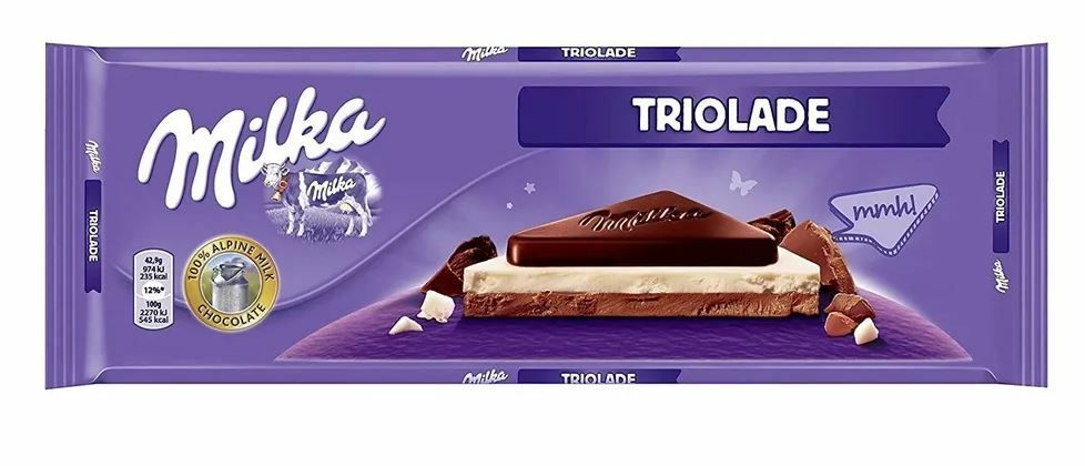 Купить шоколад симферополь. Шоколад Milka Triolade 280гр. Шоколад Milka упаковка 3 шоколадки. Милка шоколадная плитка трехслойная 280гр.(15). Шоколад Milka noisette 300 гр.