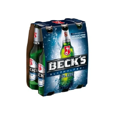 Пиво безалкогольное Beck's Blue Pils, 6 х 0,33л, Германия