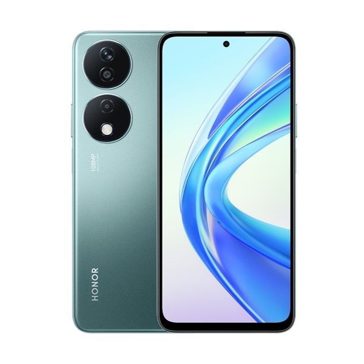 Honor Смартфон X7b Ростест (EAC) 8/128 ГБ, зеленый