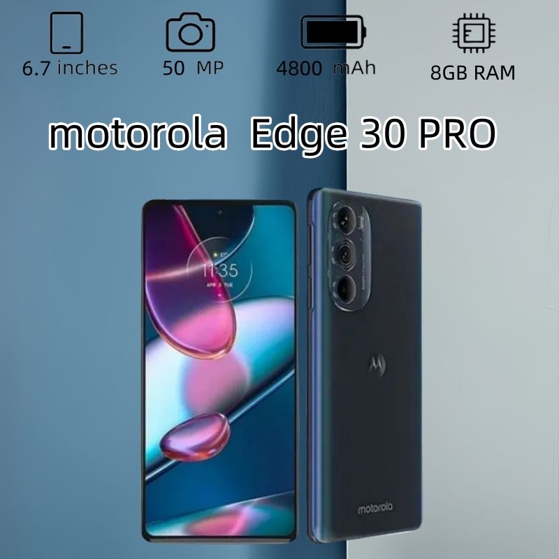 MotorolaСмартфонEdge30ProUSA8/128ГБ,синий