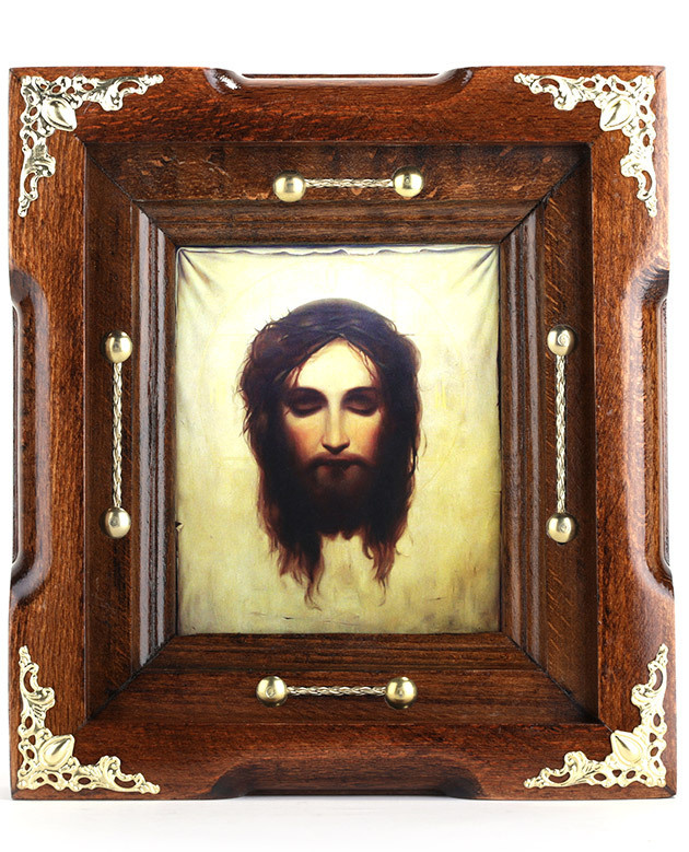 Икона "Иисус моргающий" или "Плат святой Вероники" #1