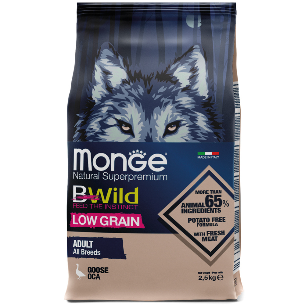 monge dog bwild low grain