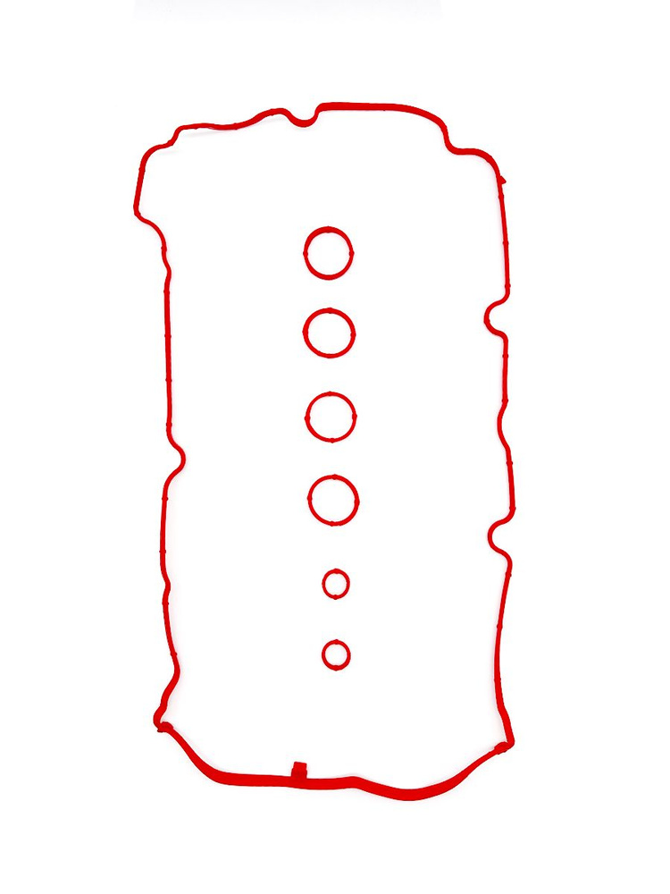 Прокладка клапанной крышки (комплект из 7 деталей) для а/м Citroen, Peugeot, Mini, силикон  #1