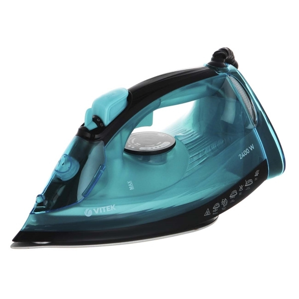Утюг Vitek VT-8322 Керамическое покрытие, голубой - купить по выгодной ...