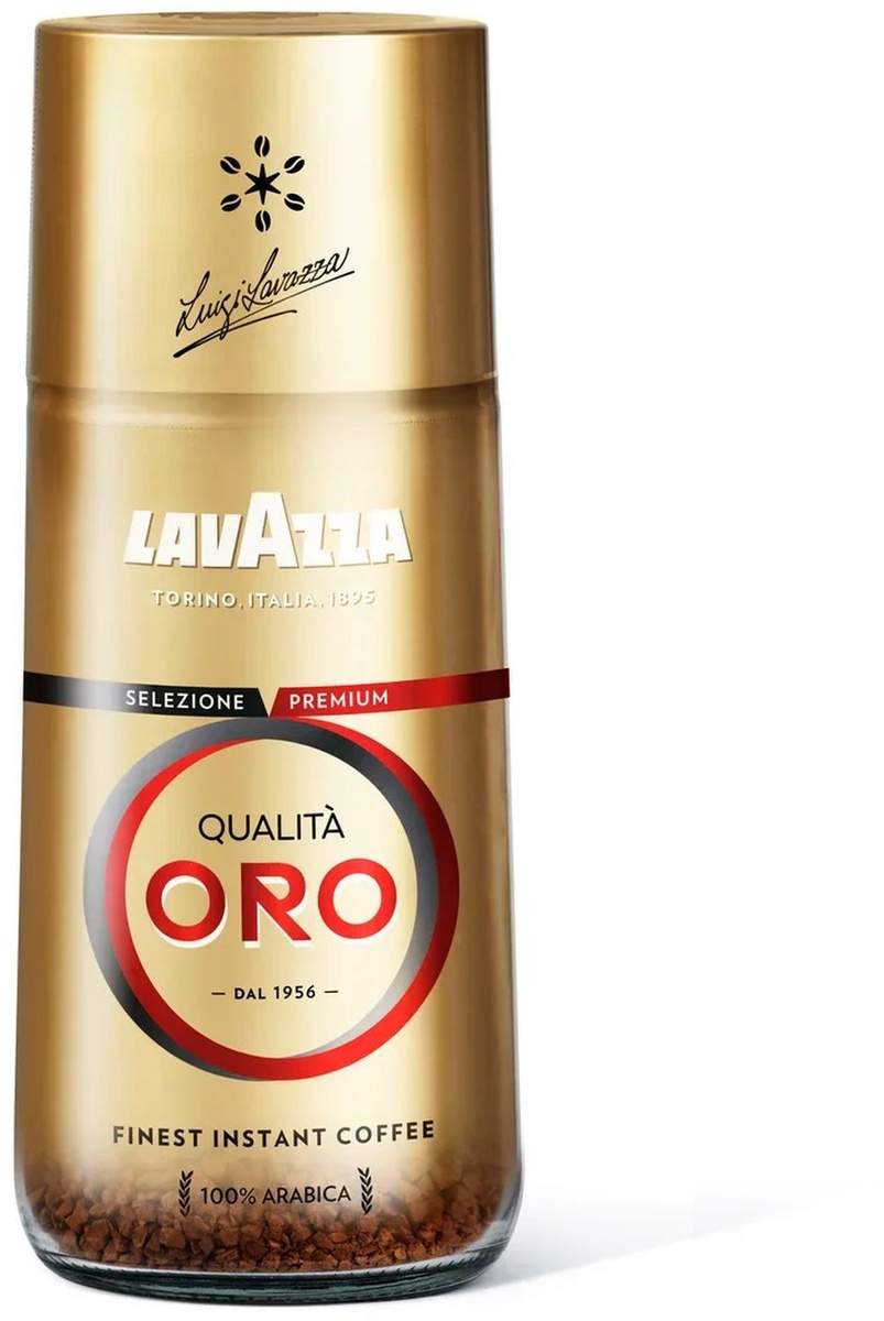 Кофе растворимый Lavazza Qualita Oro, 95 г — купить в интернет-магазине ...