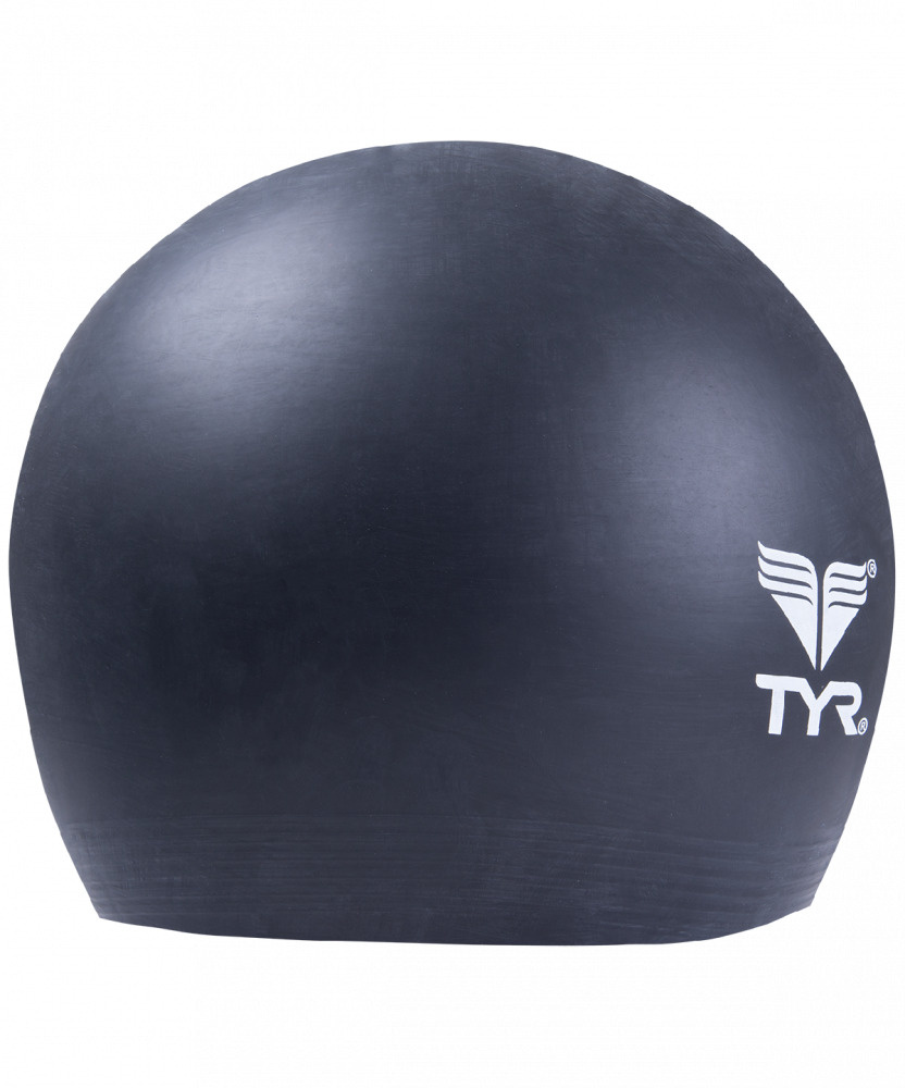 Шапочка плавательная Latex Swim Cap, латекс, LCL/001, черный TYR ...