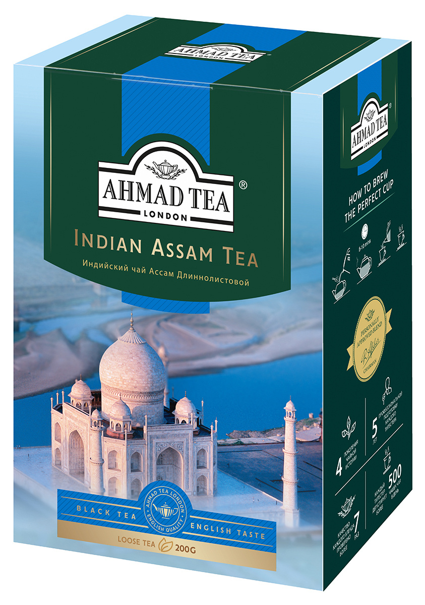 Чай листовой черный Ahmad Tea Indian Assam, 200 г #1