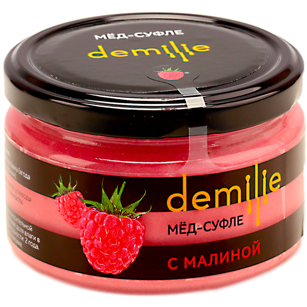 Мед-суфле с Малиной Demilie 250мл — купить в интернет-магазине OZON с ...