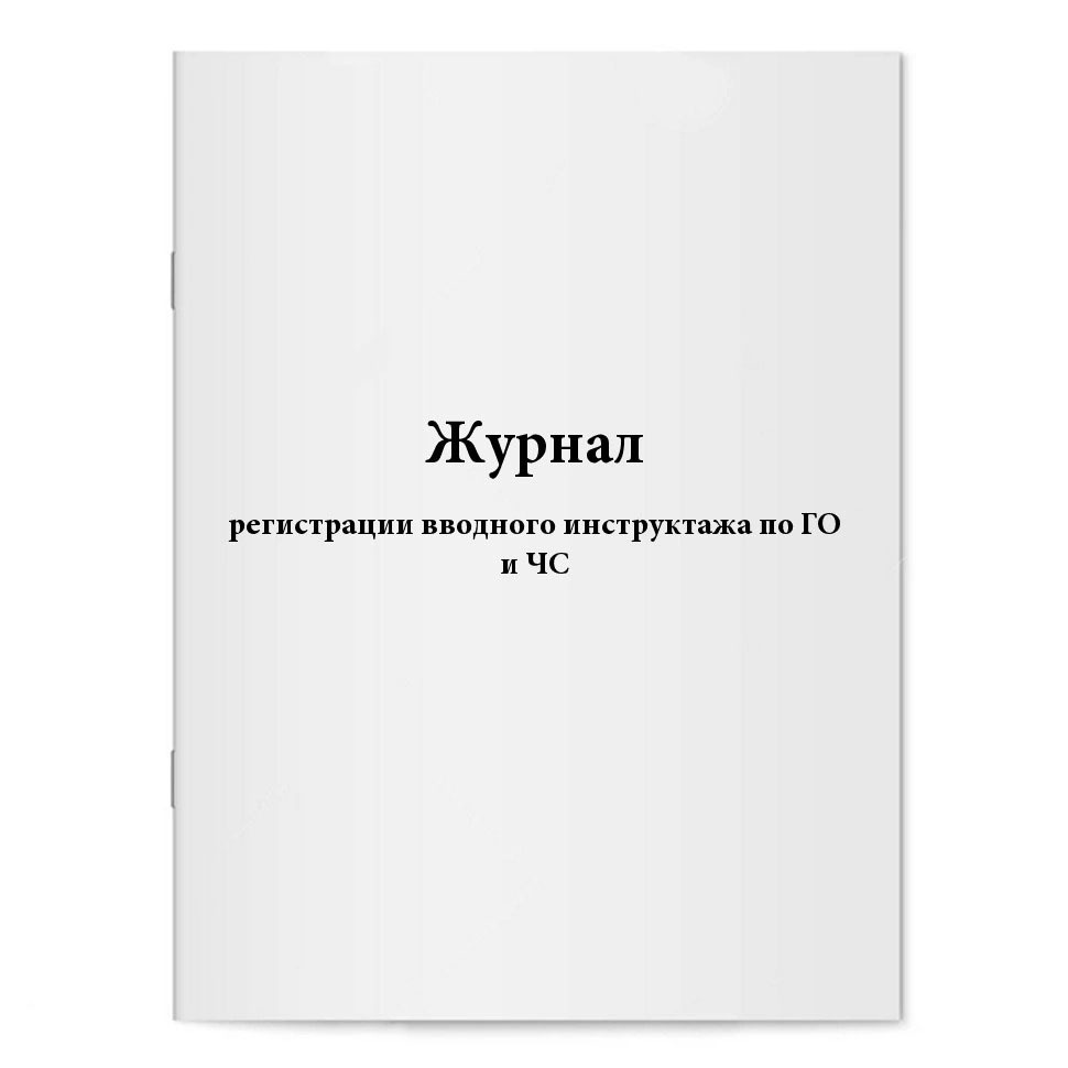 Журнал по го и чс образец 2022