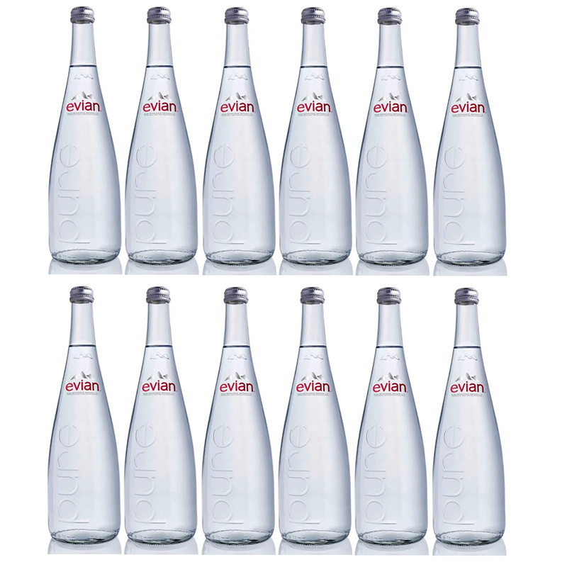 Вода Evian (Эвиан) минеральная природная негазированная стеклянная ...