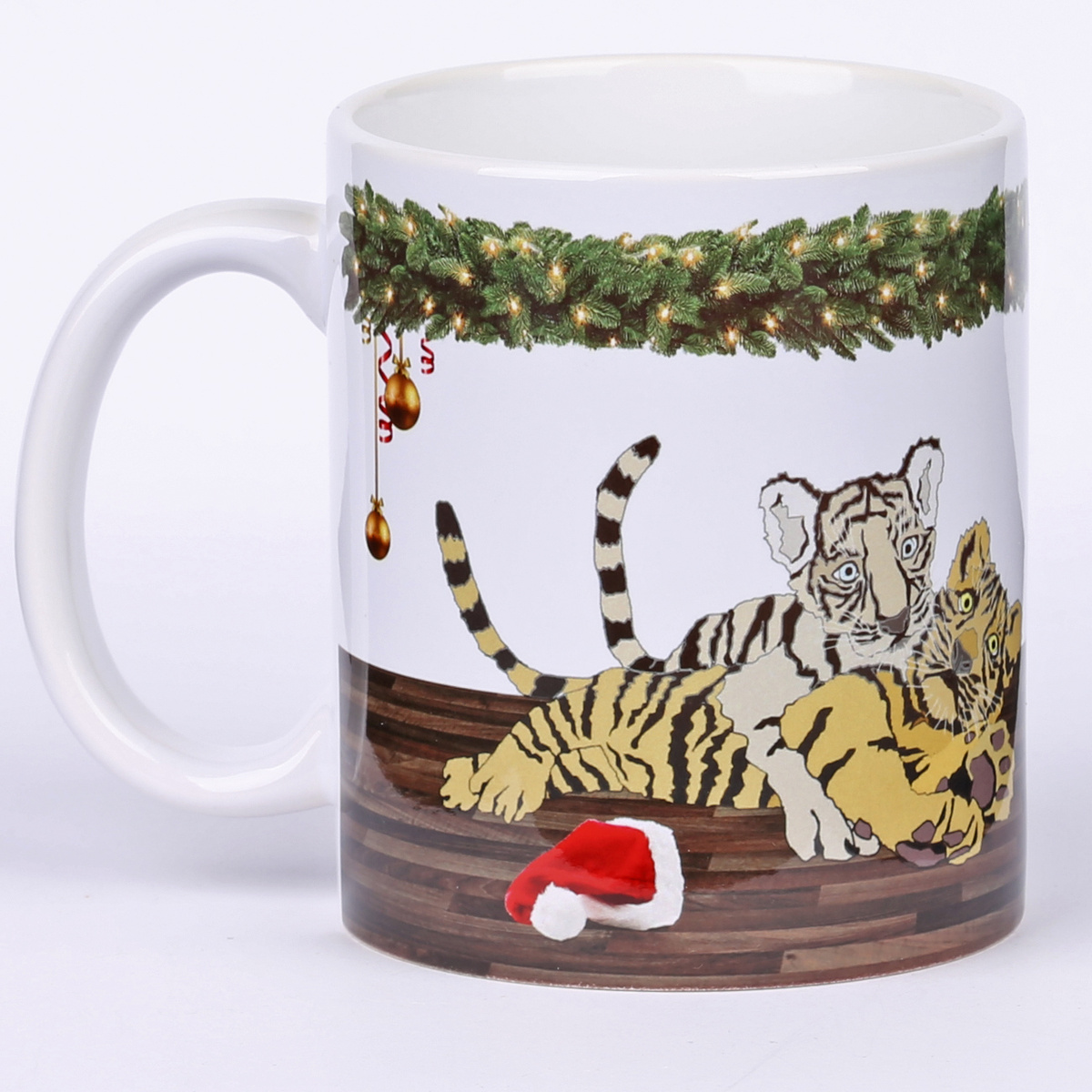 Новогодние Кружки С Тигром Новогодние Кружки С Тигром
