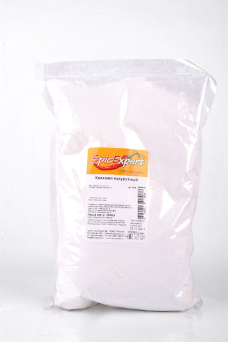 Крахмал кукурузный "SpicExpert" пл. пакет (1,000 кг/1,030 кг) кор. 15 ...