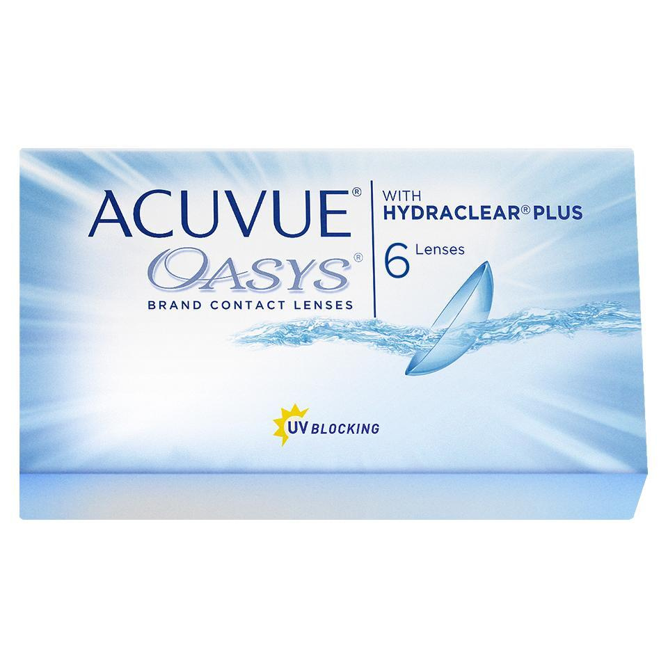 Линзы аква вью оазис. Контактные линзы Acuvue Oasys 2 недельные купить.