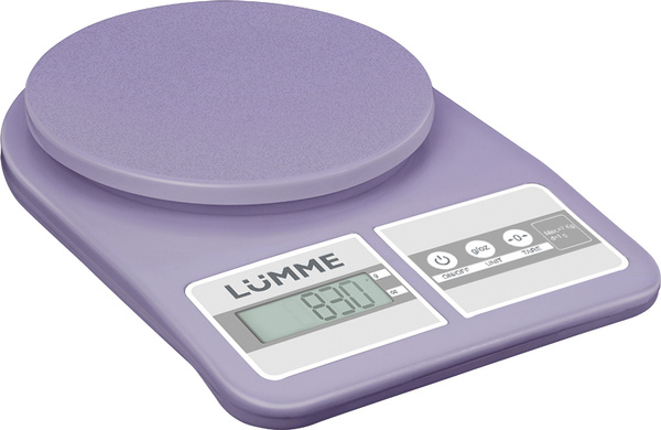 Электронные Кухонные весы Lumme LU-1345, фиолетовый купить по низкой ...
