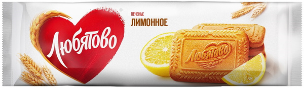 Печенье сахарное Любятово Лимонное, 280 г - купить с доставкой по ...