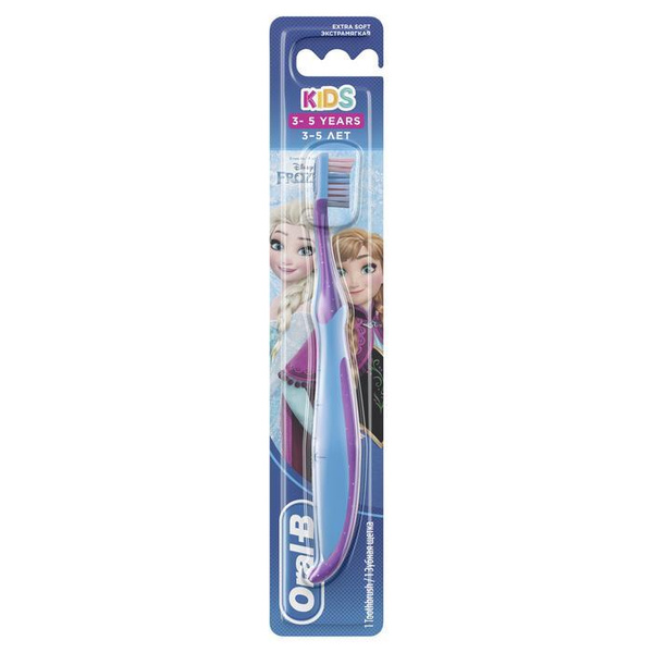 Детская зубная щетка Oral-B Kids 3-5 лет Тачки или Принцессы, Мягкая ...