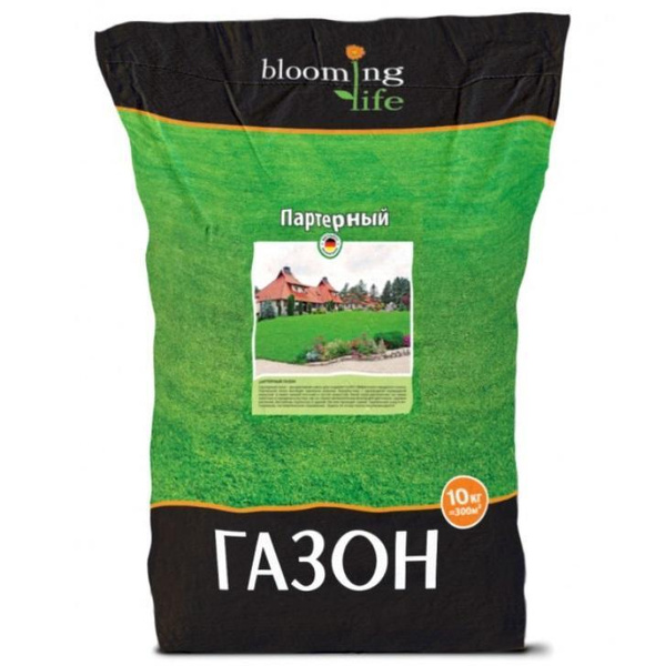 Газонные травы Blooming Life Партерный газон 10 кг - купить по выгодным ...