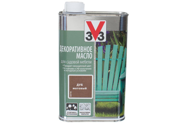 Масло для садовой мебели дуб 0,5л - купить с доставкой по выгодным ...
