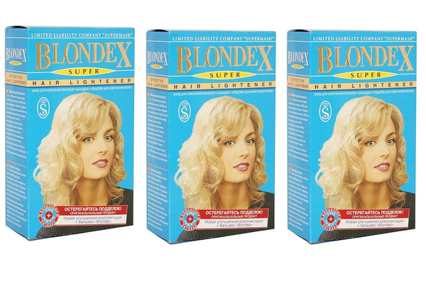 BLONDEX Super Средство для осветления волос+БАЛЬЗАМ с Аллантоином и ...