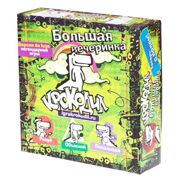 Игра крокодил фото Настольная игра Magellan Крокодил Большая вечеринка. Надо объяснить задание слов