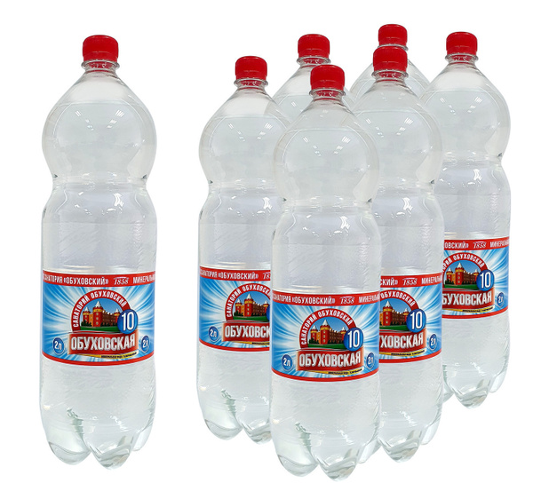 Минеральная вода Обуховская-10 NEW DM, 6 шт. по 2 л - купить с ...