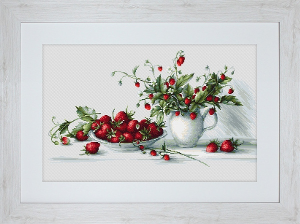 Набор для вышивания LUCA-S B2280 Этюд с чайными розами 35,5*26см 7722791-ars - к