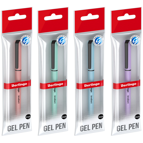 Ручка гелевая Berlingo X-Gel, CGp_50120_2, цвет чернил черный, 2 шт ...