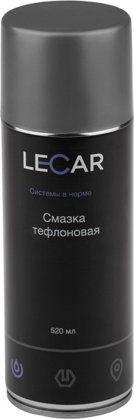 Смазка тефлоновая LECAR 520 мл. (аэрозоль) - купить в интернет-магазине ...