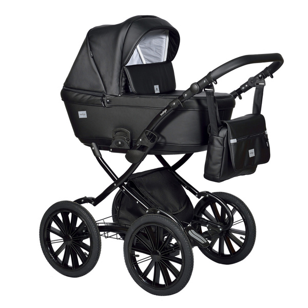 Коляска 2в1 Indigo BROCO Eco Plus 14 be 03 (черная кожа) купить на OZON ...