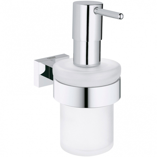 Дозатор для жидкого мыла Grohe Essentials Cube 40756001 подвесной, хром ...