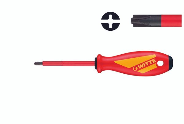 Диэлектрическая отвертка крест-шлиц WITTE MAXX VDE Modul PH/SL 2 (Plus ...