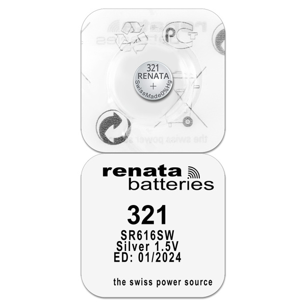 Батарейка SR321 (616SW) Renata Blister - купить с доставкой по выгодным ...