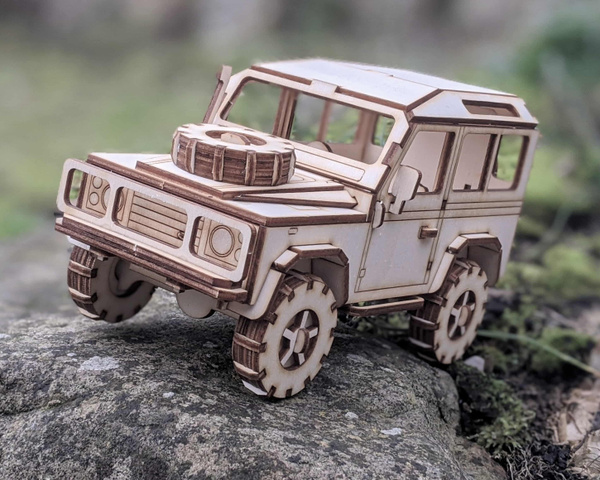 Деревянная модель LandRover - купить с доставкой по выгодным ценам в ...