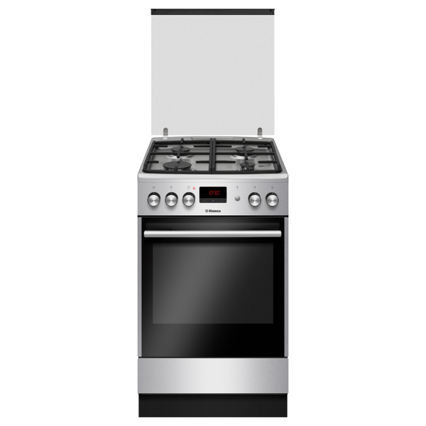 Газовая плита Hansa FCGX53028, 50 см, с грилем, объемом 67 л, функцией ...