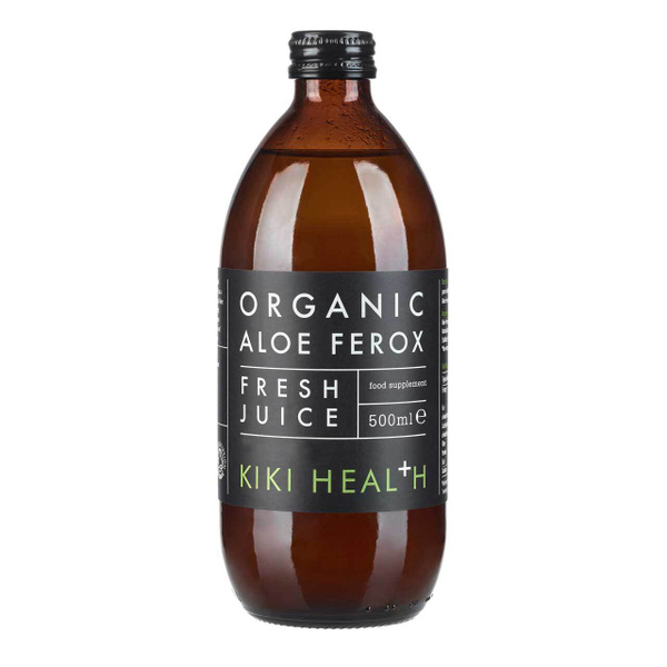 KIKI HEALTH Органический сок алоэ 98.24% Ферокс без глютена Organic ...