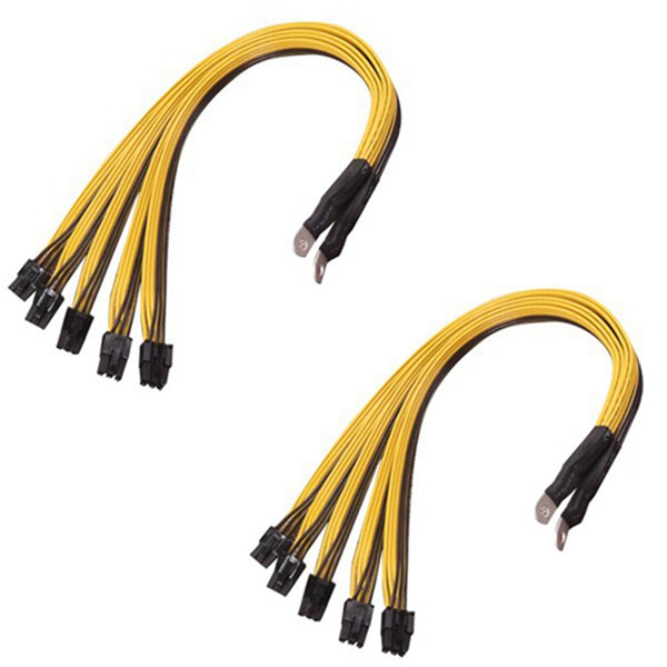 Разветвитель питания для видеокарты от P3 до 5X PCI-E PCIe 6 контактов ...