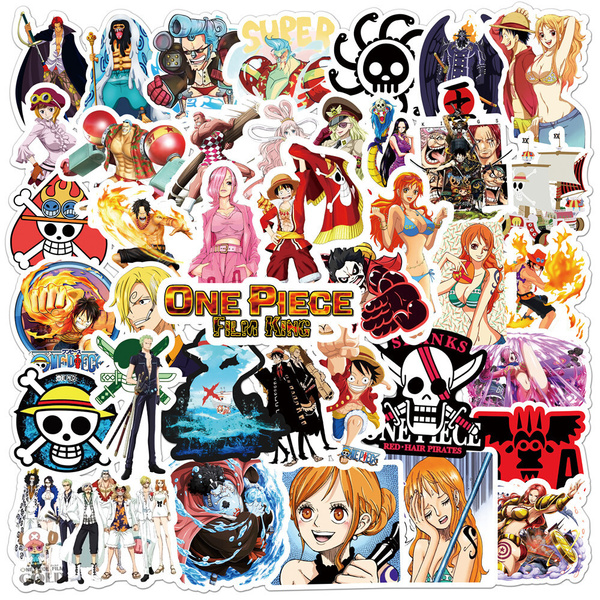 Наклейки Ван Пис / One Piece В водостойкие 50шт (4-6см) - купить с ...