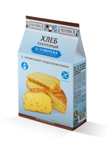 Смеси сухие для приготовления Хлеб Кукурузный с семенами подсолнечника ...
