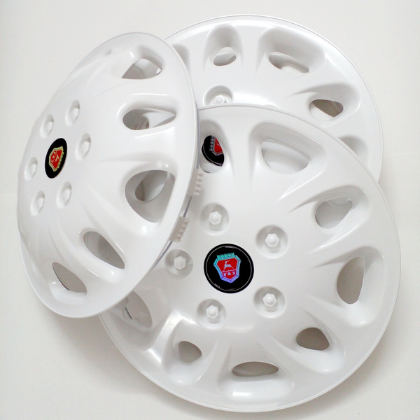 Колпаки на колеса Газель белые R16 4 шт - купить по выгодной цене в ...