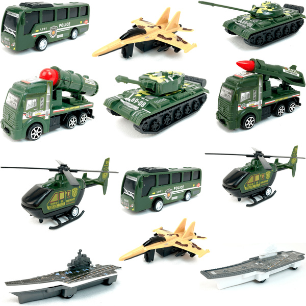 Набор военной техники Military Vanguard, 12 предметов, вертолеты, танки ...