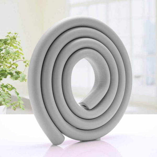 Защитная лента на углы для безопасности детей U-профиль 2 метра (серый ...