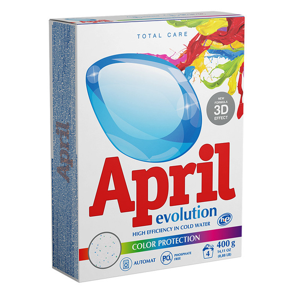 СОНЦА Стиральный порошок автомат APRIL EVOLUTION Color protection для ...