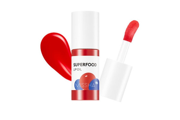 MISSHA Увлажняющее масло для губ с ягодным ароматом Super Food Lip Oil ...